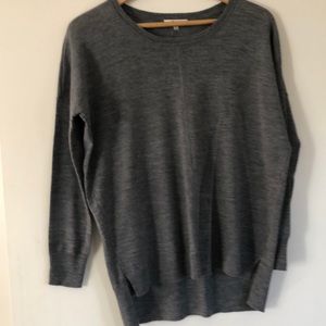 Madewell Hi Low Rowhouse Merino Wool Sweater #A9357 Womens Small